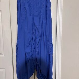Anthropologie Royal Blue Daily Practice Base Jump Joggers